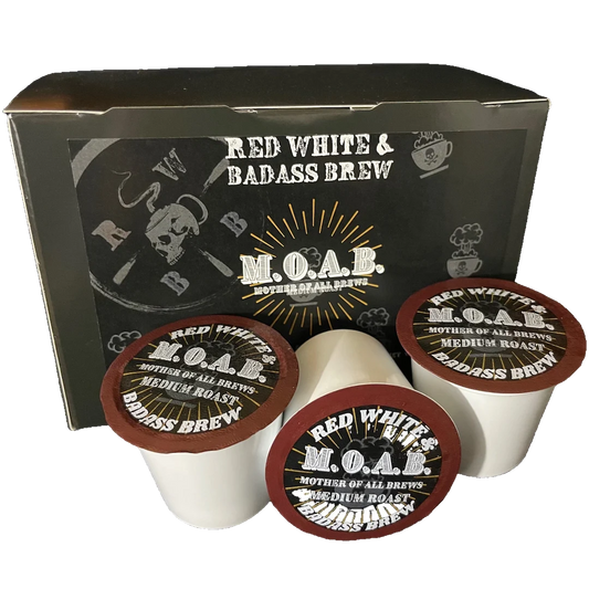 A TASTE OF PATRIOTISM: VETERAN-OWNED COFFEE K-CUPS - Red, White, & Badass Brew