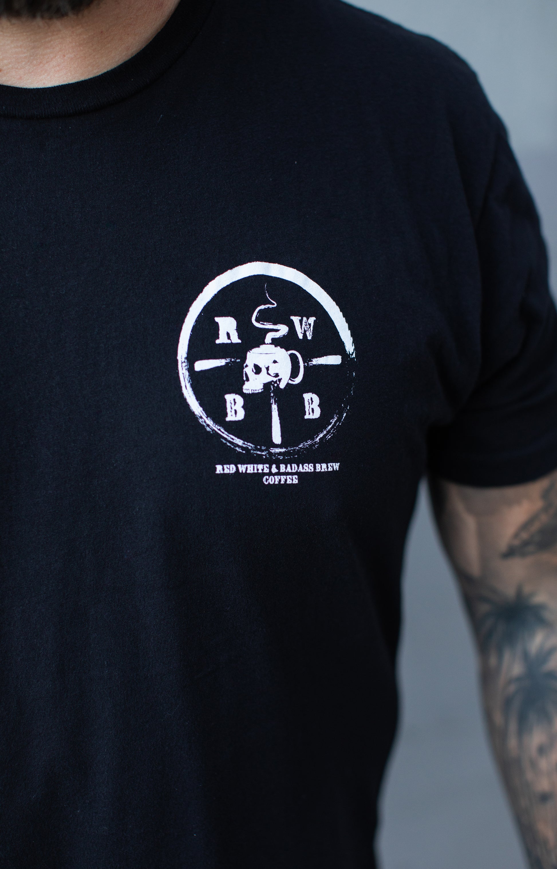 I HAVE TRUST ISSUES TEE - Red, White, & Badass Brew