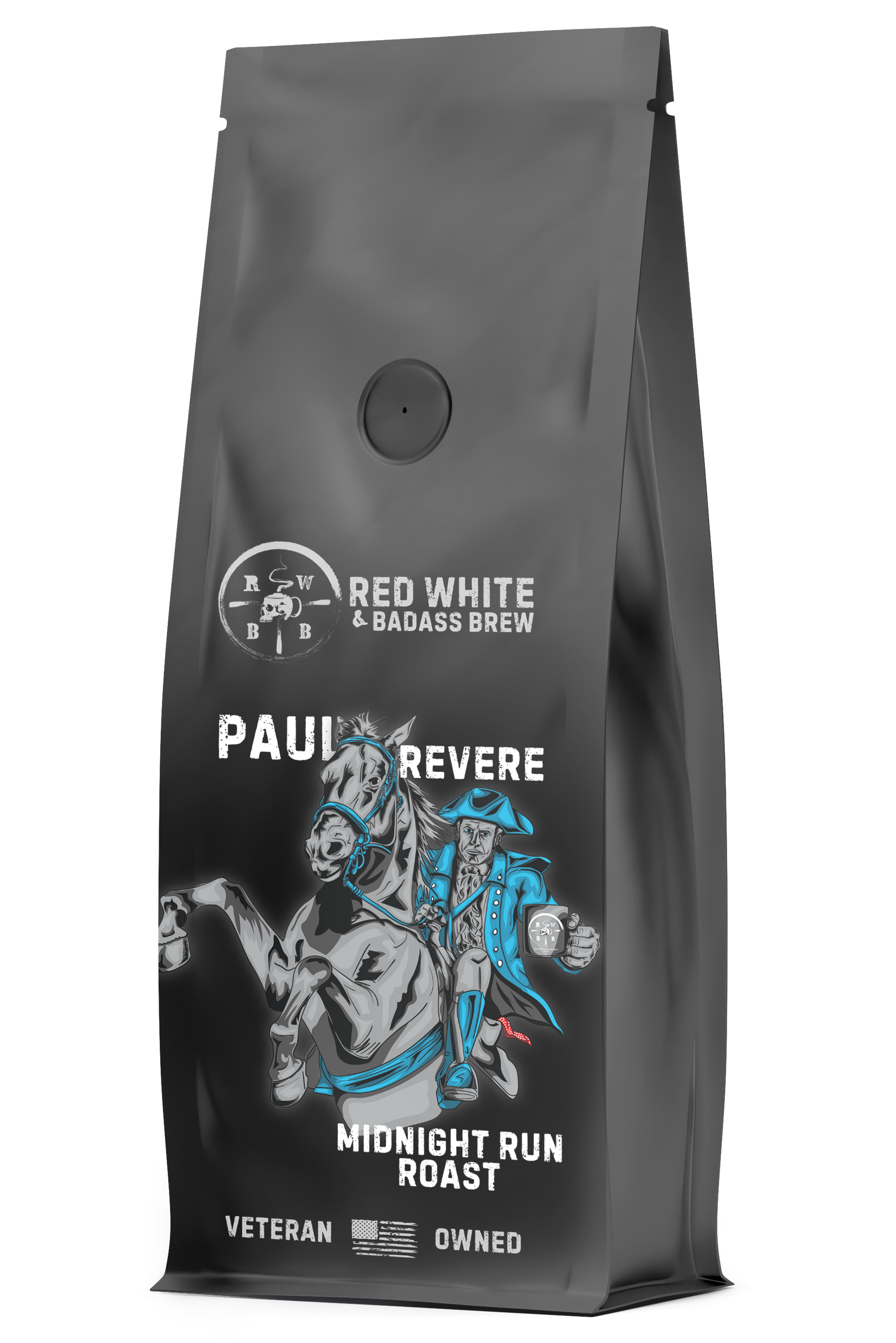 Paul Revere Midnight Run Roast - Red, White, & Badass Brew