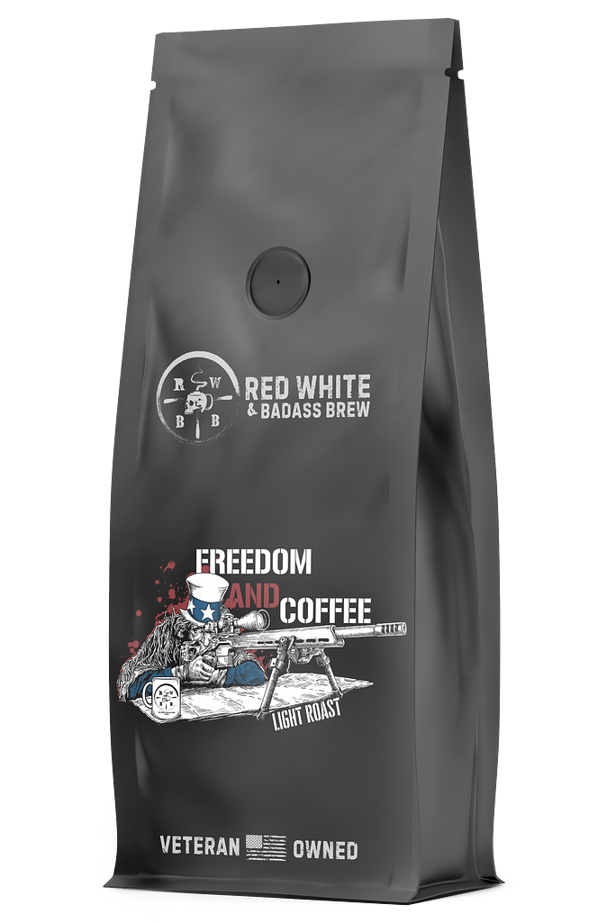 FREEDOM & COFFEE - Red, White, & Badass Brew