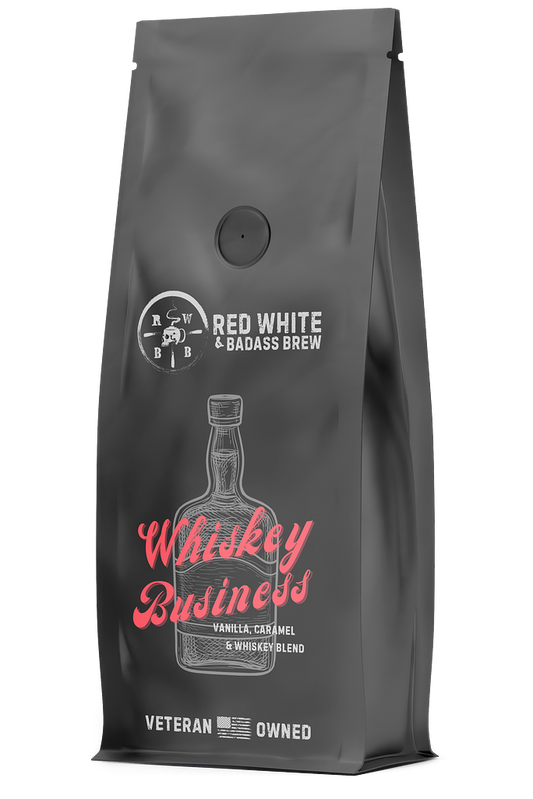 WHISKEY BUSINESS - Red, White, & Badass Brew